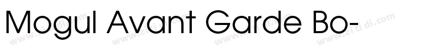 Mogul Avant Garde Bo字体转换